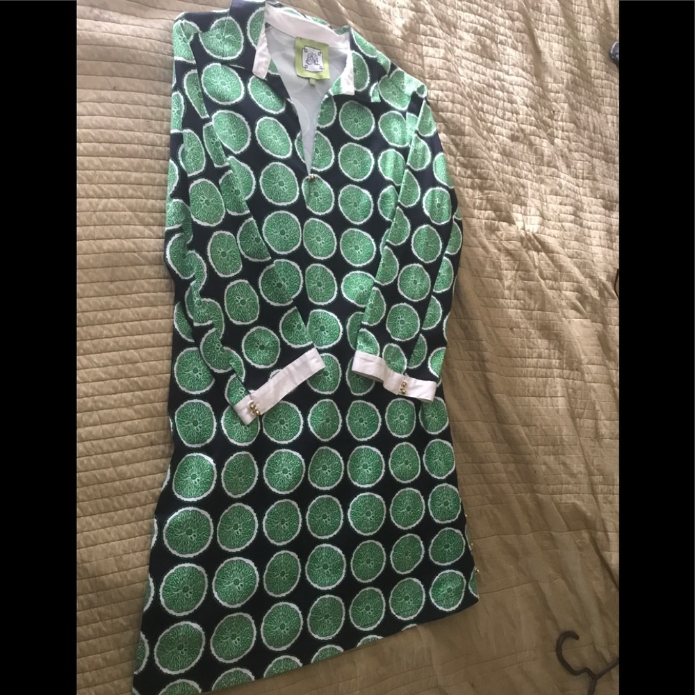 Elizabeth McKay Lime Dress